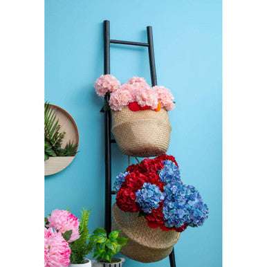 Orsina Fiori Red Hydrangea Flower Stem – 74cm Faux Floral Decor
