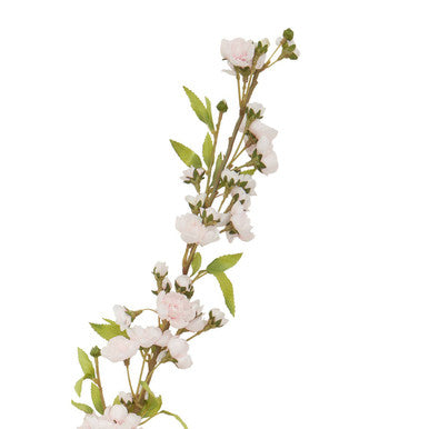 Orsina Pink Cherry Blossom Spray - 94cm Tall Faux Flower Stem