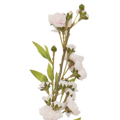 Orsina Pink Cherry Blossom Spray - 94cm Tall Faux Flower Stem