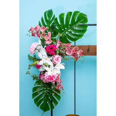 Orsina Fiori Tall Monstera Palm Stem – 109cm Green Faux Botanical