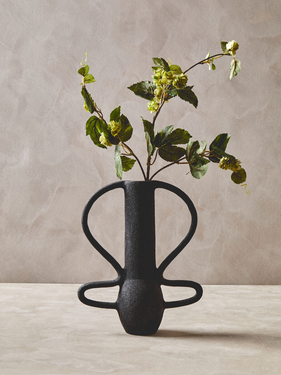 Orsina Fiori Green Hop Flower Spray Stem – Faux Pale Lime Botanical