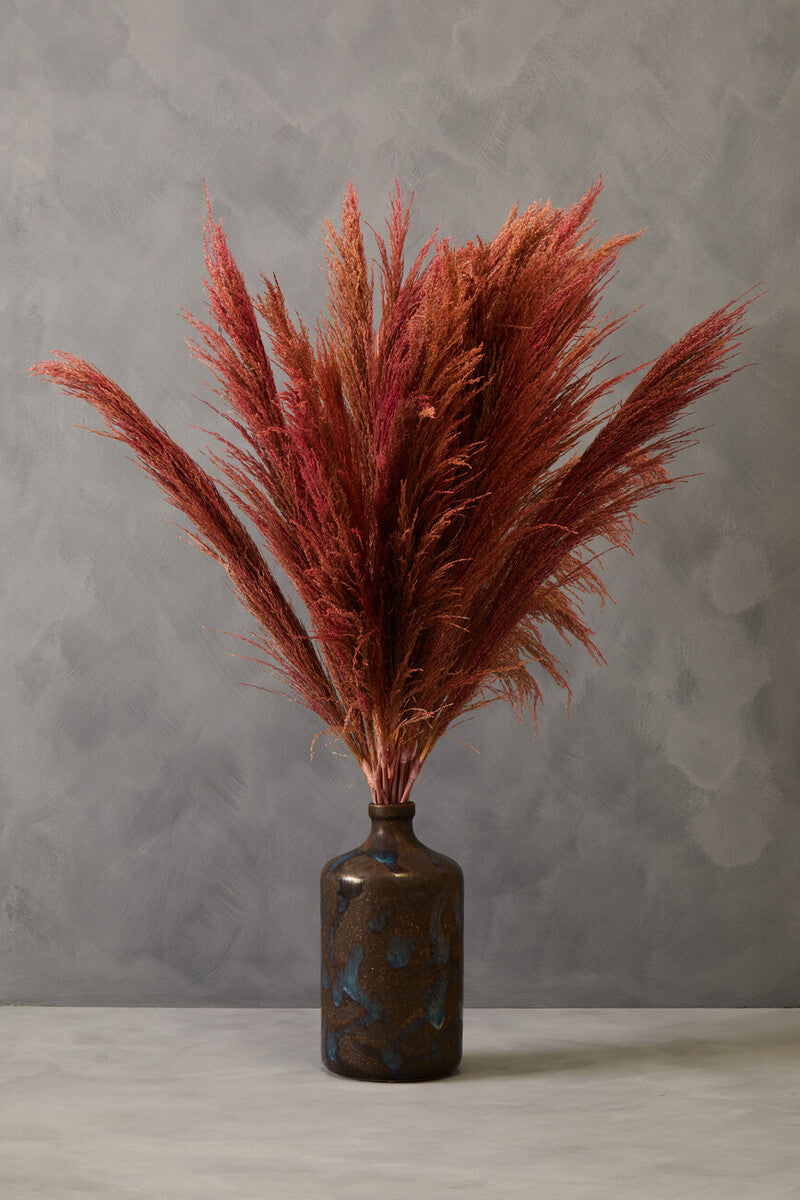 Orsina Fiori Tall Pink Pampas Grass Stem – 110cm Faux Dried Floral