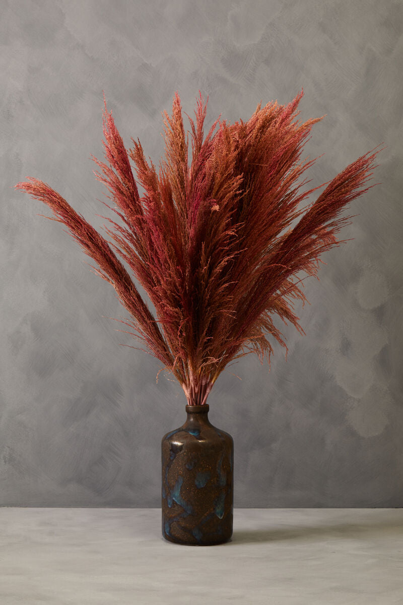 Orsina Fiori Tall Pink Pampas Grass Stem – 110cm Faux Dried Floral