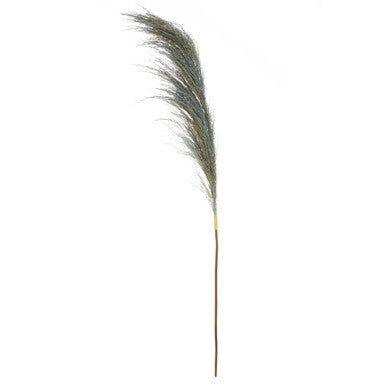 Orsina Blue Tall Pampas Grass Stem – Bendable Dried Floral Decor