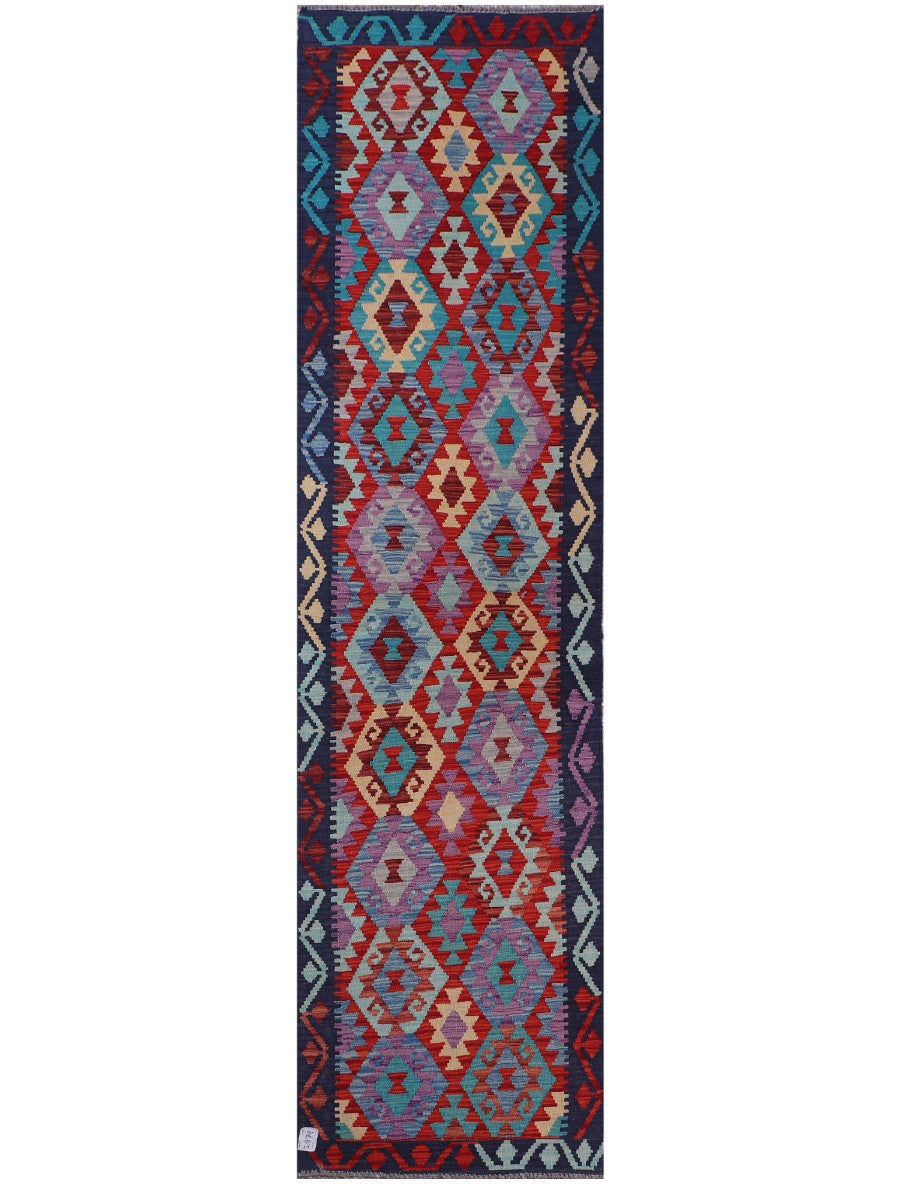 Maimana Kilim Runner - 302 x 79 cm