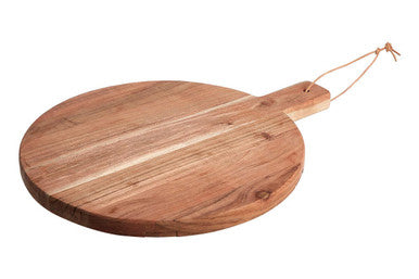 Orsina Socorro Small Round Acacia Wood Chopping and Serving Board