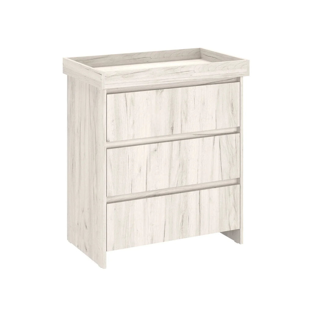 Shefa Kids 880 Baby Changing Unit - White Craft Oak