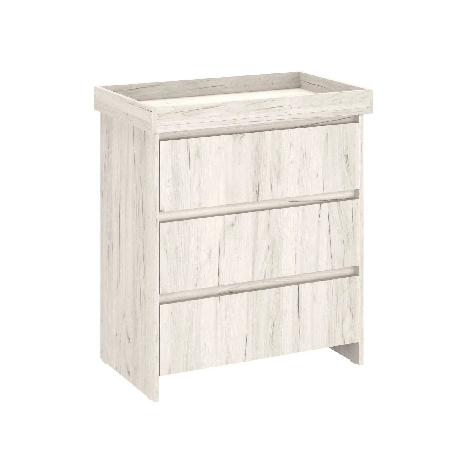 Shefa Kids 880 Baby Changing Unit - White Craft Oak