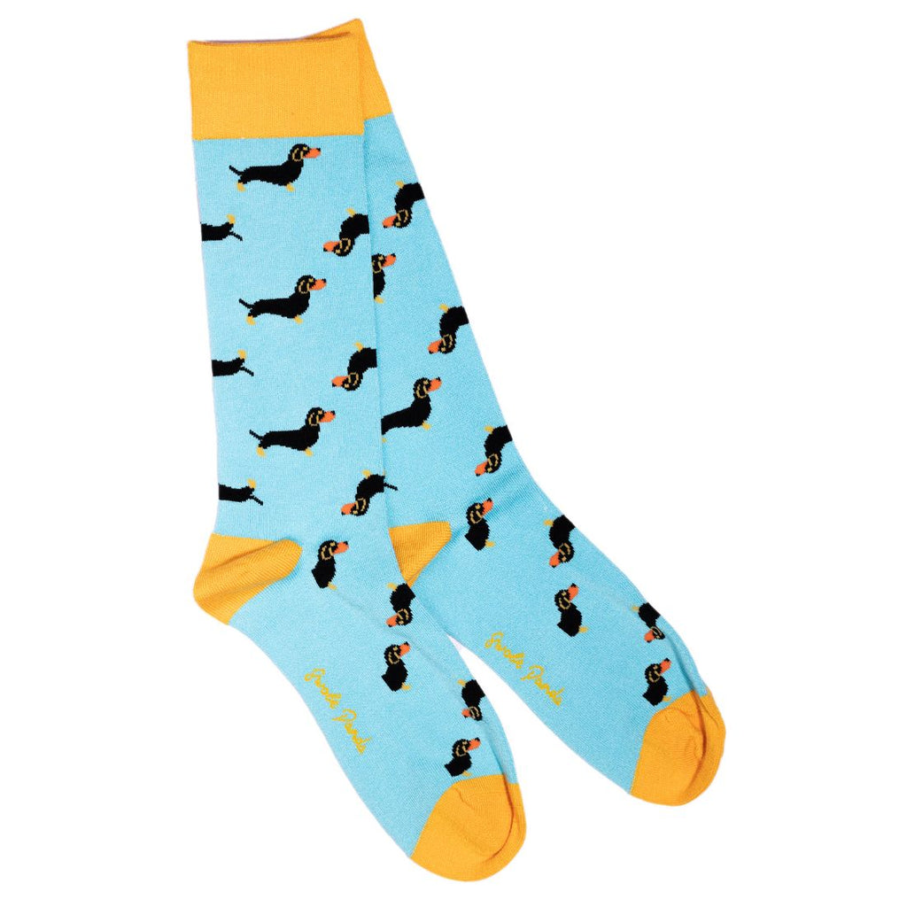 Sausage Dog Bamboo Socks by Swole Panda – Soft & Durable Novelty Socks