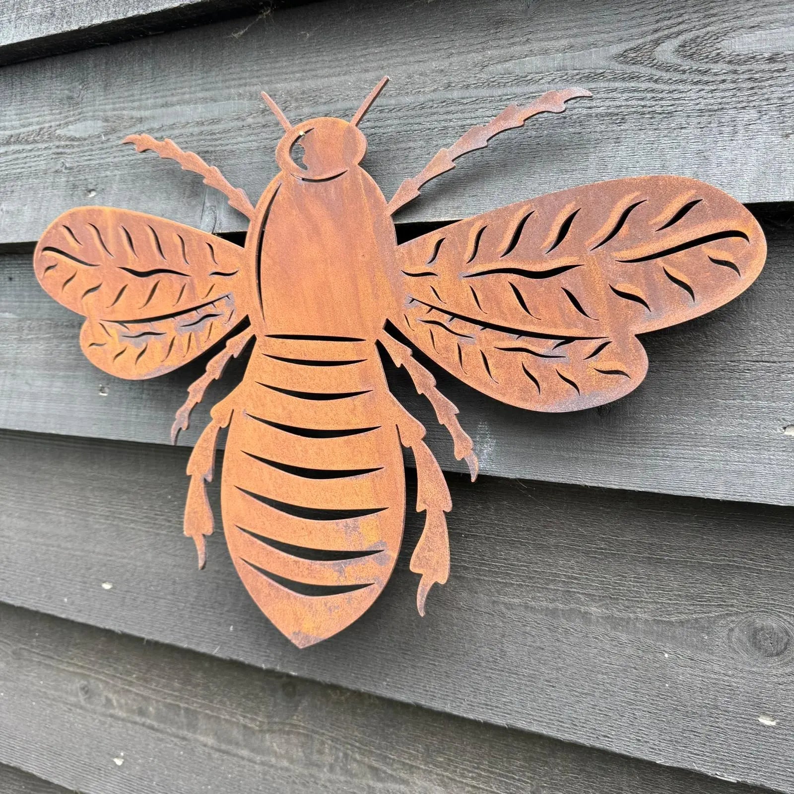 Rustic Warehouse Norfolk Large Metal Bee Wall Art – 2mm Steel Plaque