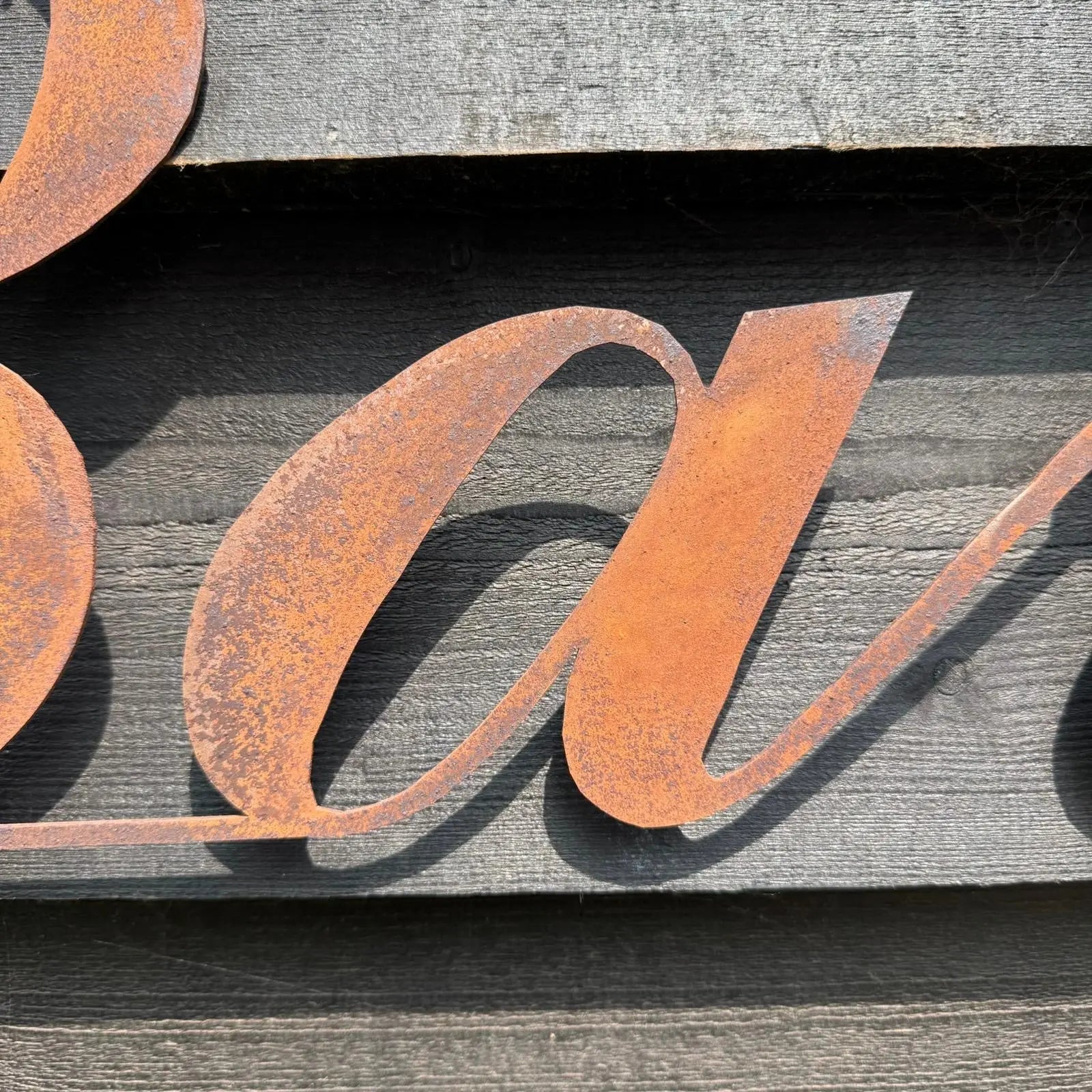 Rustic Warehouse Norfolk Metal Bar Sign – Aged Steel Home & Garden Decor