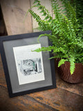 Framed Antique Anatomy Print 1920s Medical Book Plate Wall Art Picture C