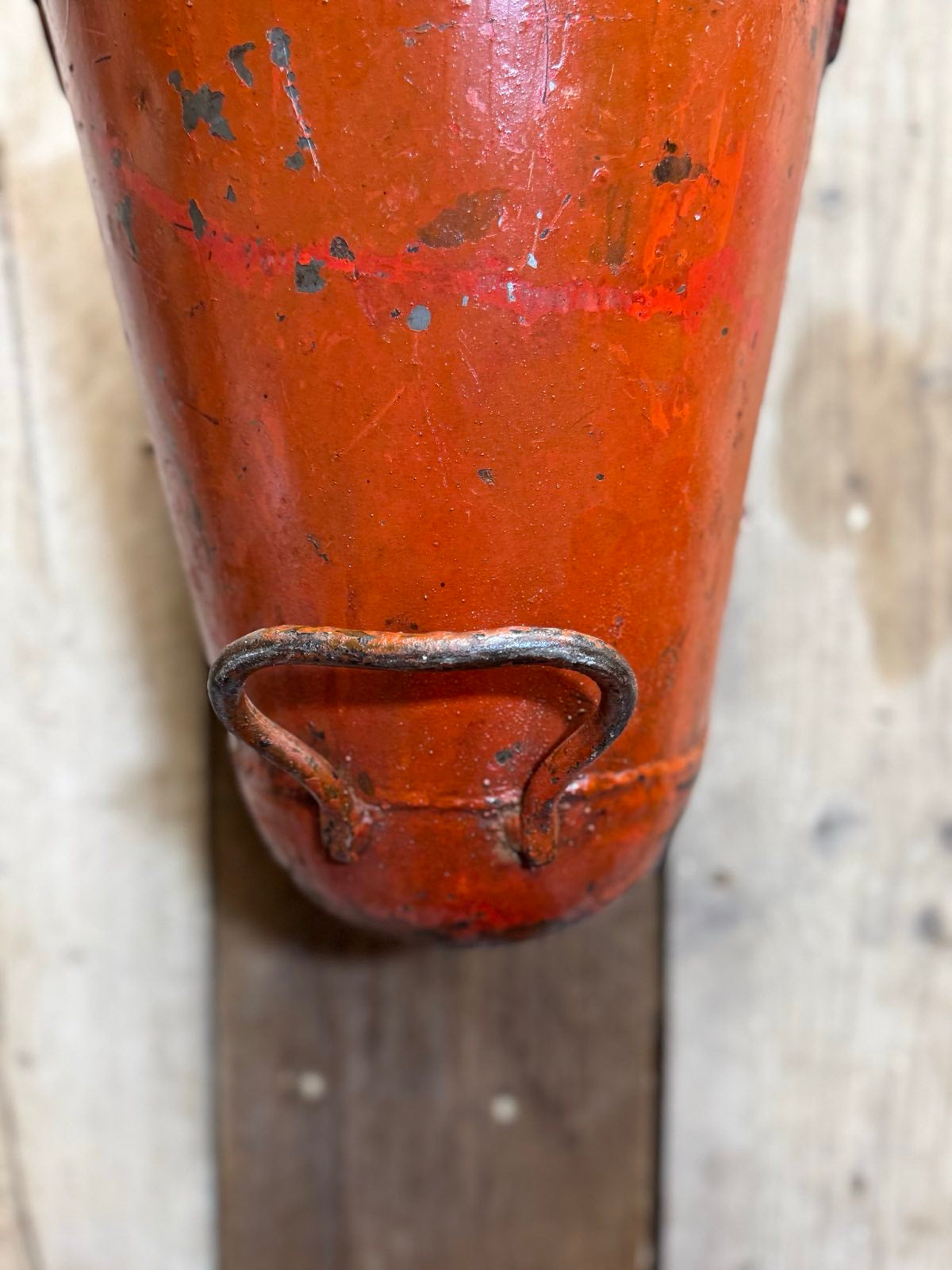 Vintage Galvanised Hanging Fire Bucket Planter | Rustic Warehouse Norfolk