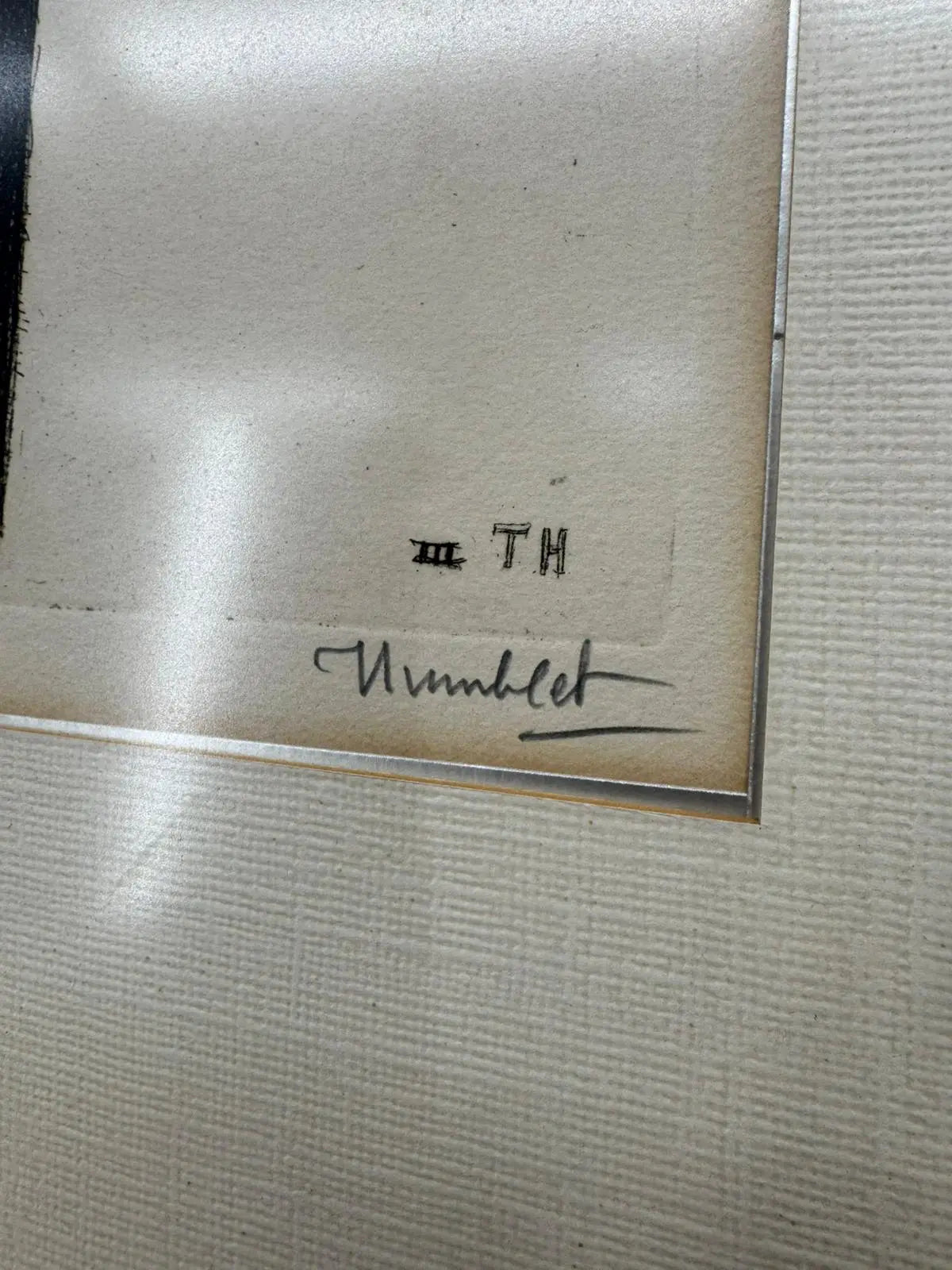 Signed Limited Edition Art Picture Print “Love Story” – Theo Humblet – Framed