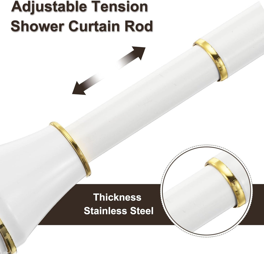 Massive Discounts Stainless Steel Tension Curtain Rod, 43–79 Inch