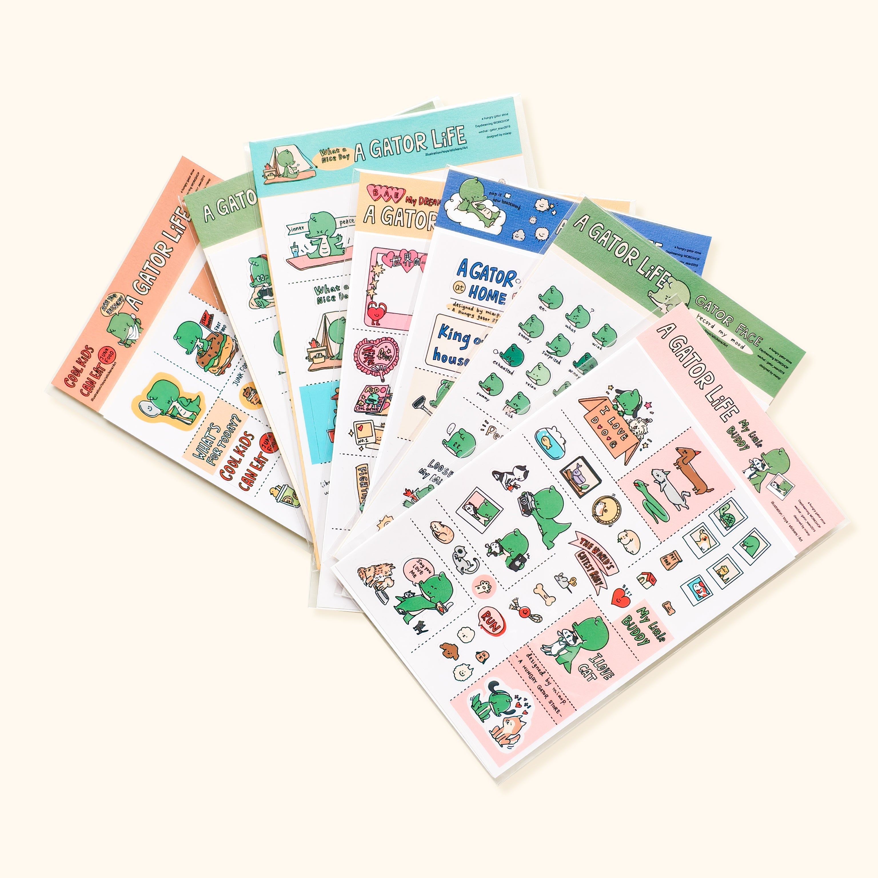 Daily Plan Planner Stickers | A Gator Life A6 Journaling Sheet