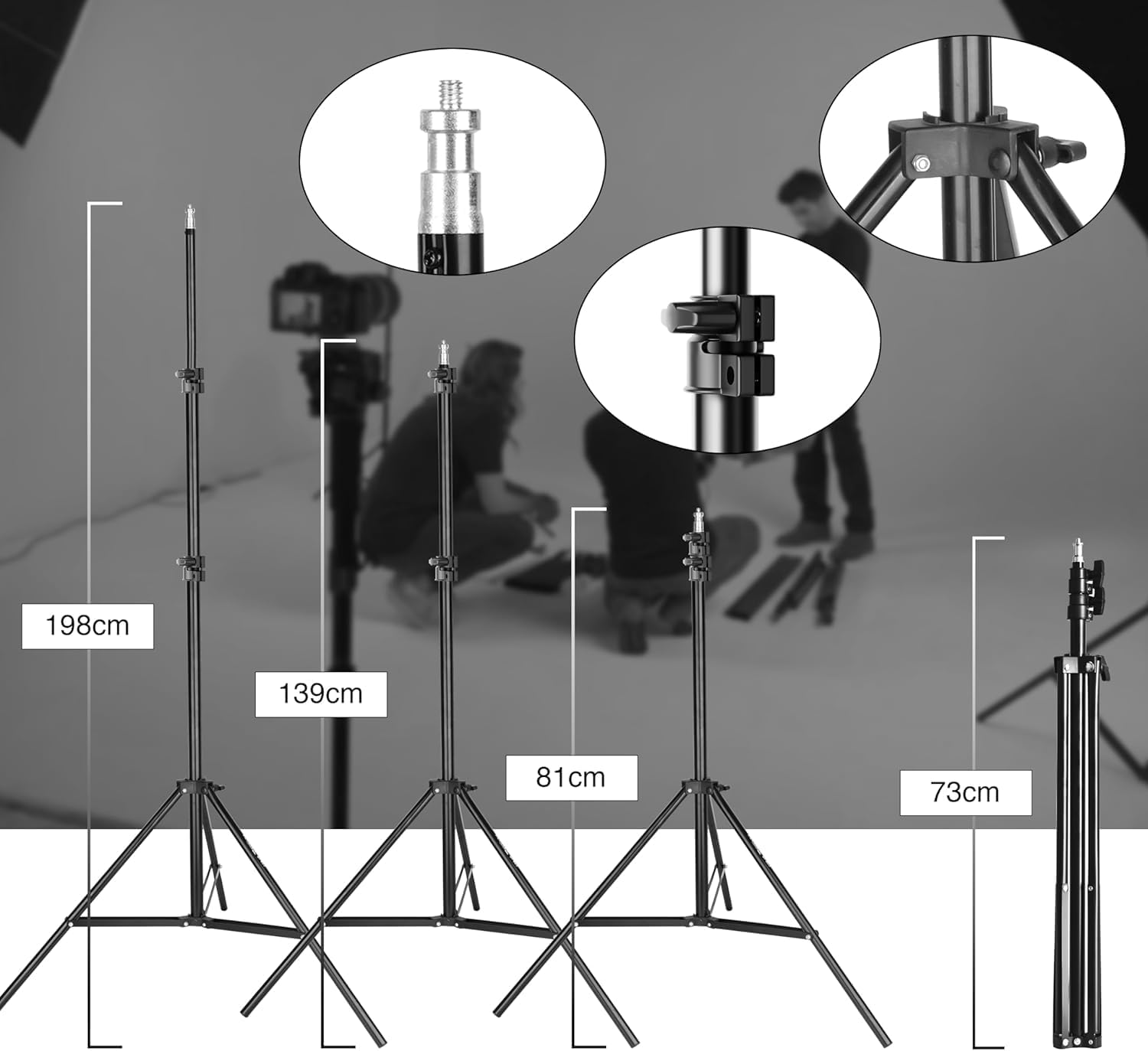 EMART 20x28 Softbox Lighting Kit – 50W LED Studio Light with Stand