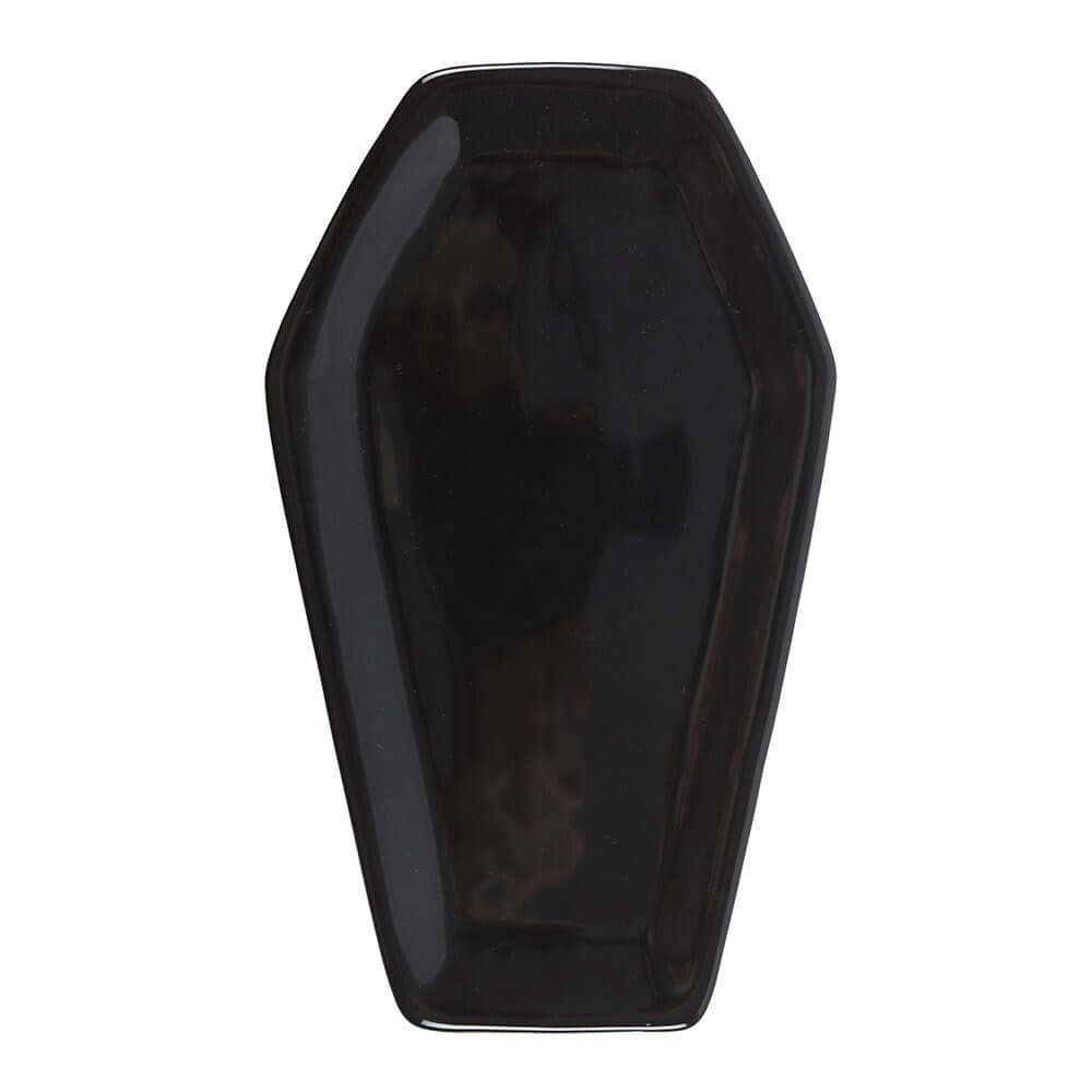 Kate's Clothing Black Ceramic Coffin Trinket Tray – Gothic Jewelry Dish