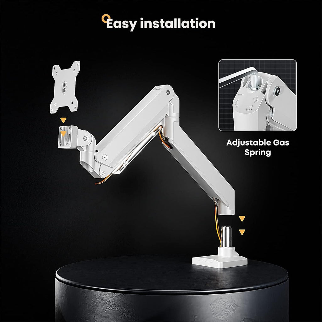 PUTORSEN Heavy Duty Ultrawide Monitor Arm | 17-49 Inch Gas Spring Mount