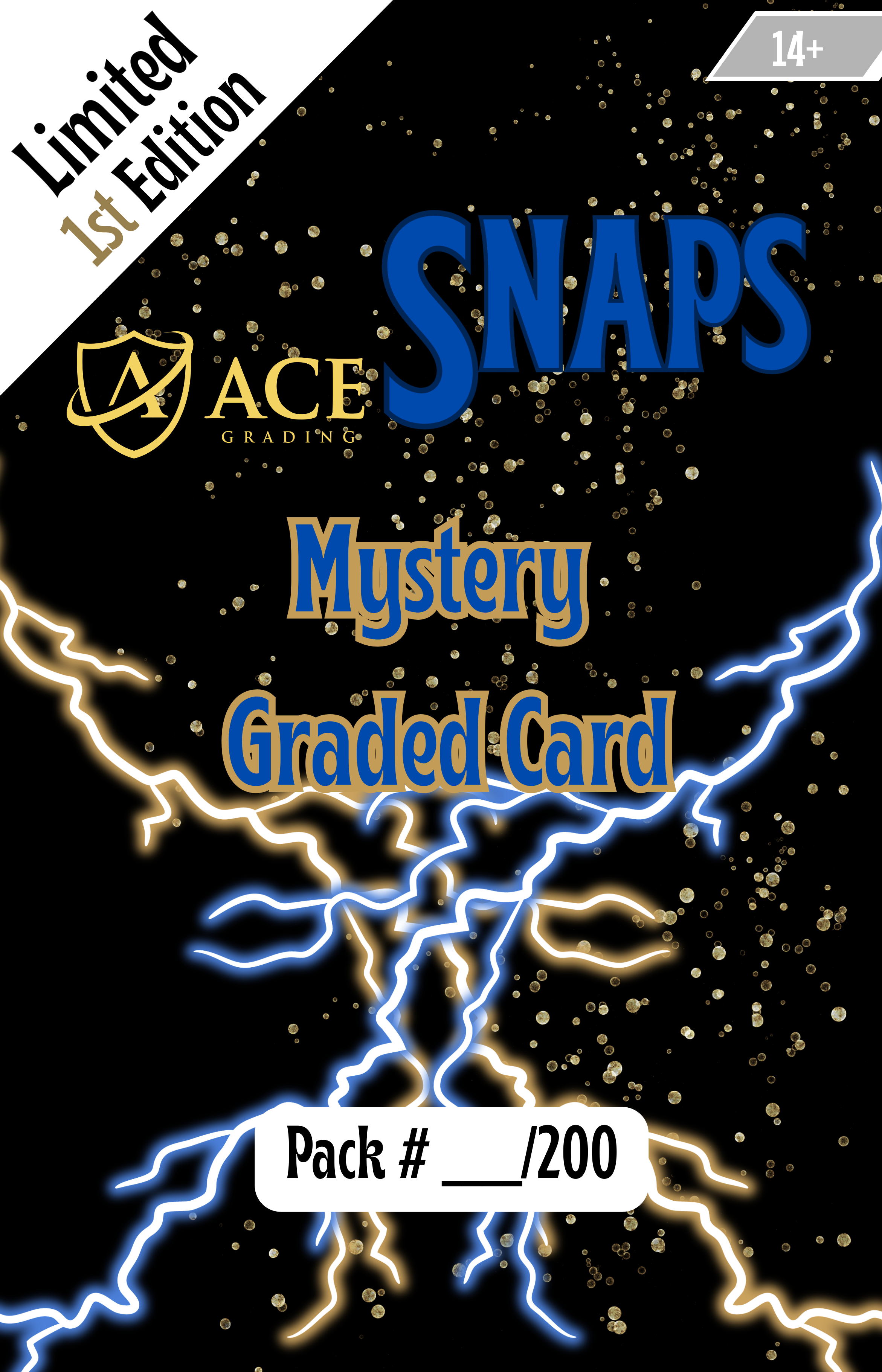 Snaps ACE Graded Slab Mystery Bag | Booster Pack & Slab Stand Included