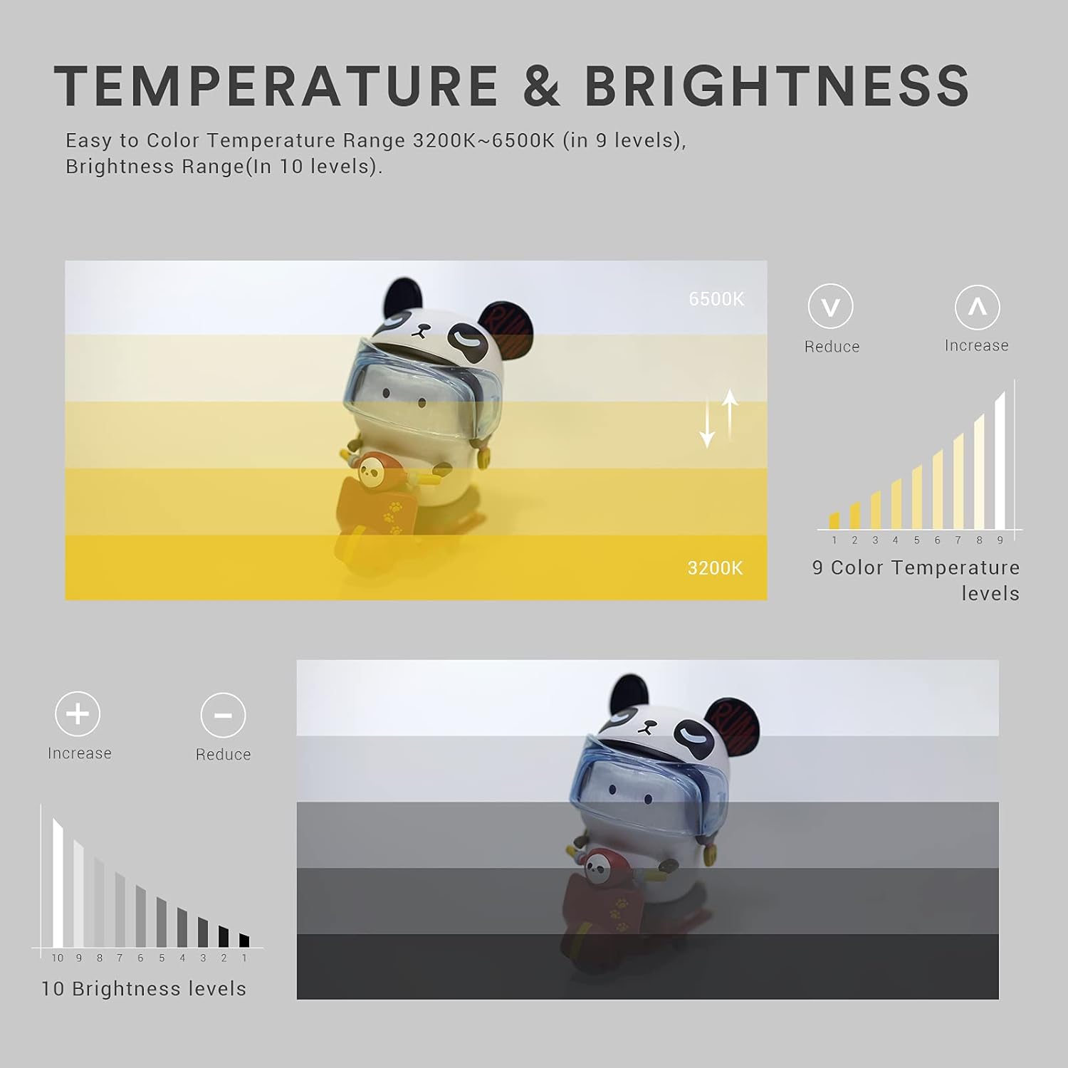 Godox Litemons LED6Bi Mini LED Video Light | Bi-Color 3200K-6500K CRI 95