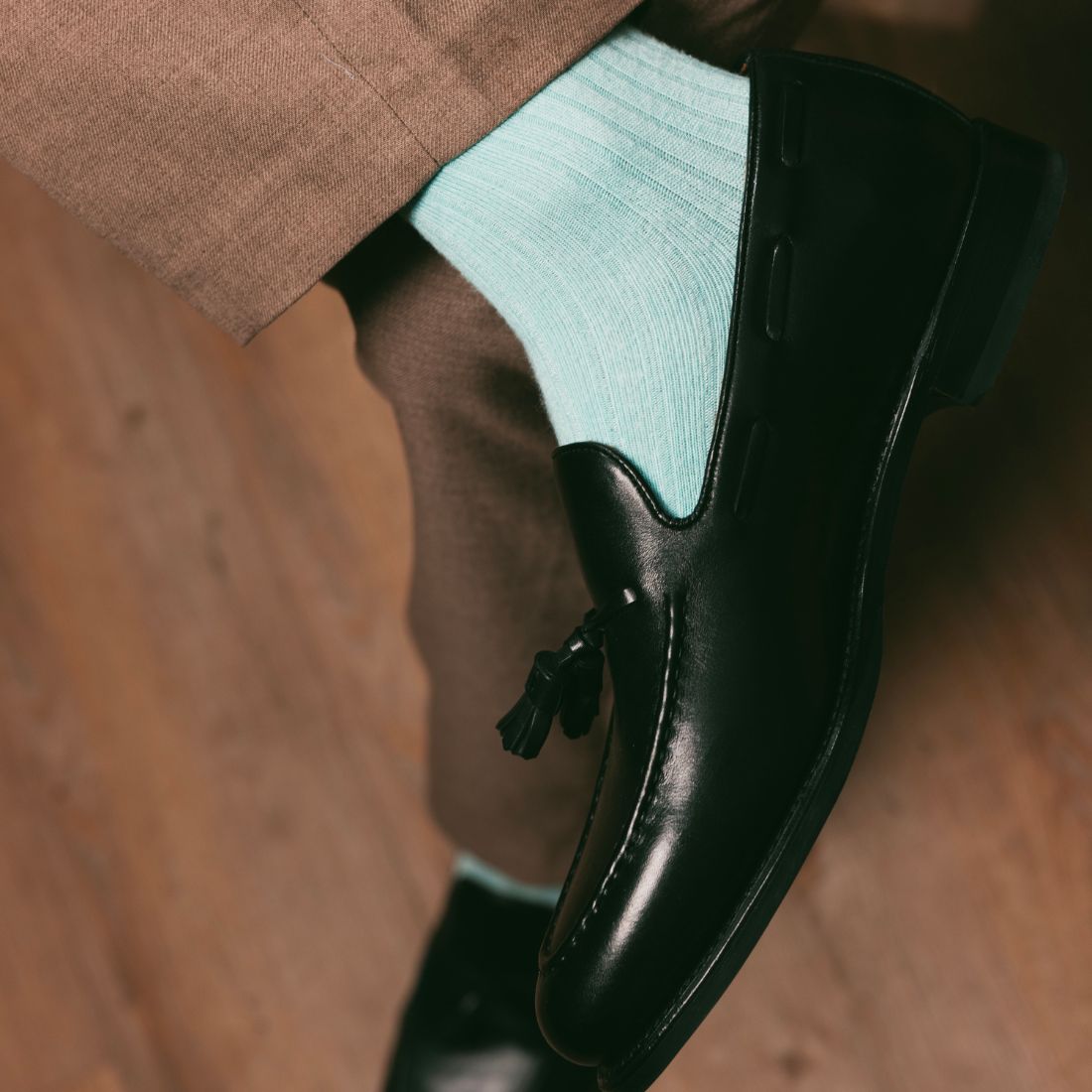 Swole Panda Mint Bamboo Socks – Breathable and Soft Sustainable Hosiery