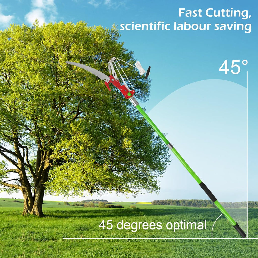Maxant 8m Tree Pole Pruner – Manual Pole Saw with Pruning Scissors