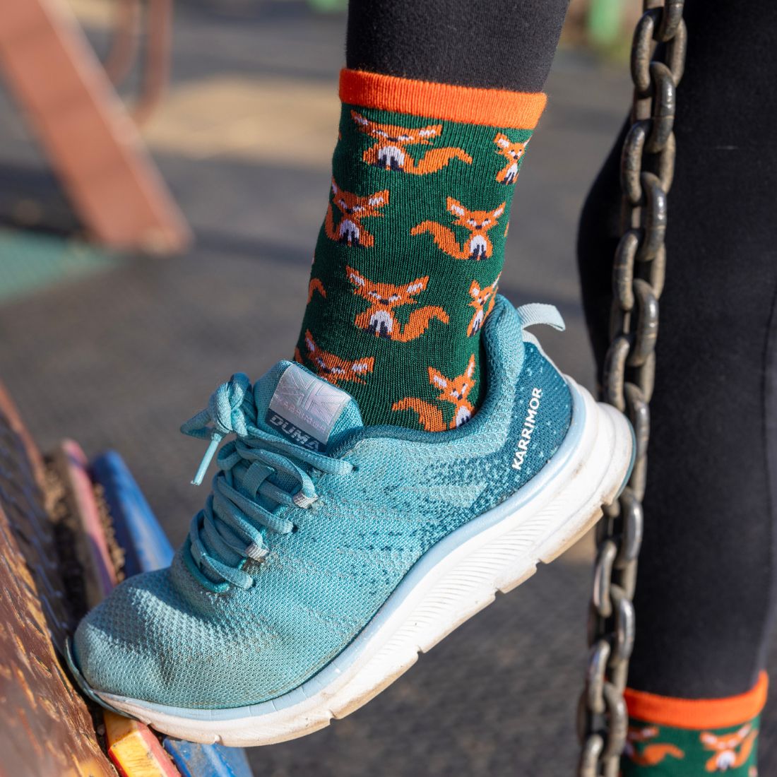Swole Panda Children's Fox Bamboo Socks – Seamless & Breathable