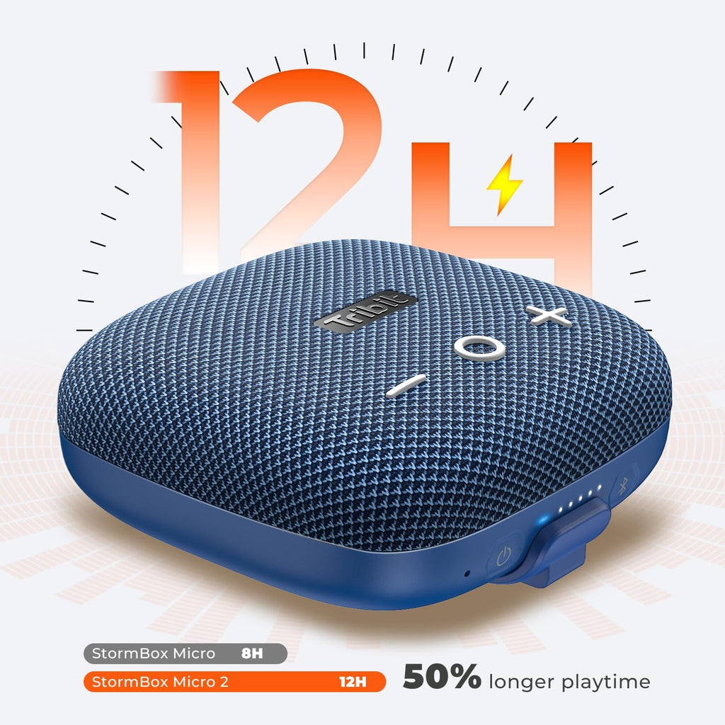 Tribit StormBox Micro 2 Bluetooth Speaker | IP67 Waterproof & Powerbank
