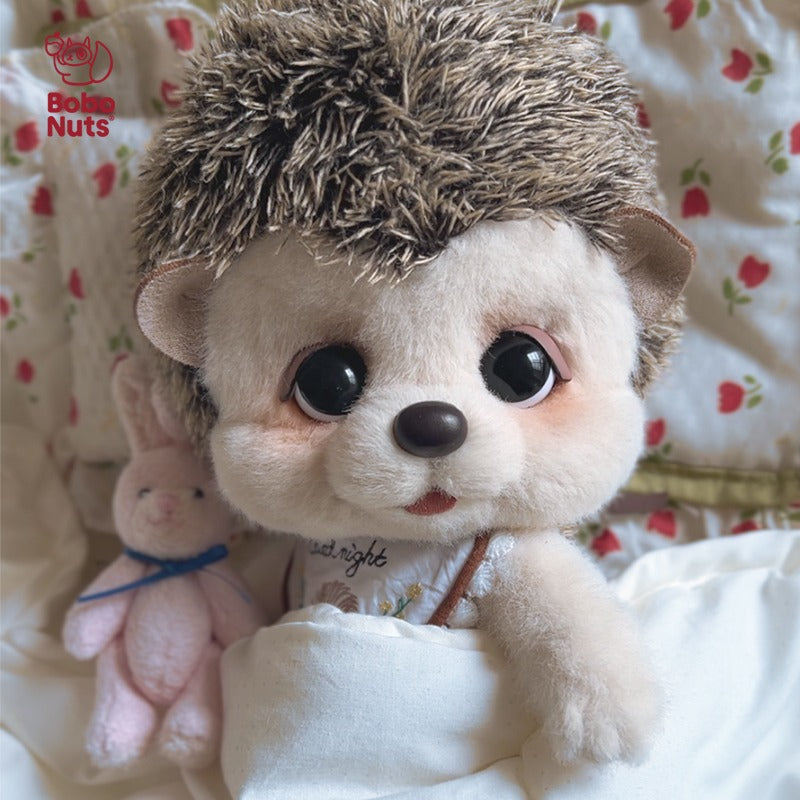 LuLuFun Studio Motty Hedgehog Plush Toy – Handmade Soft Boucle Stuffed Animal