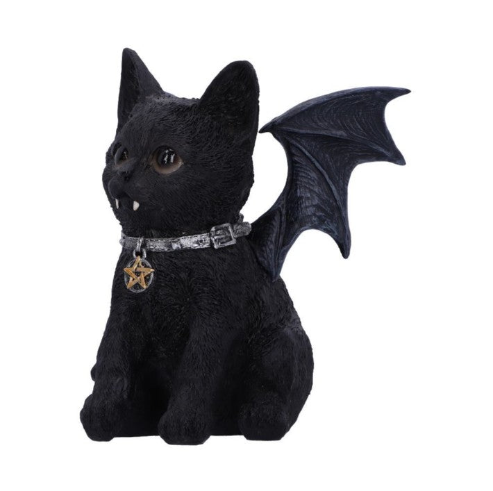 Nemesis Now Vampuss Black Bat Cat Figurine – Gothic Polyresin 16cm