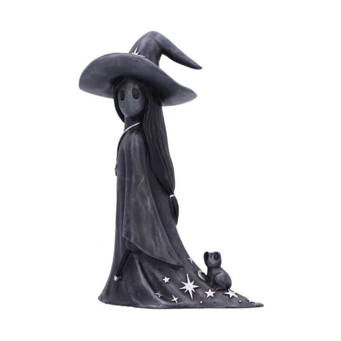 Nemesis Now Little Souls Sparkle Witch Figurine with Frog – 11.5cm