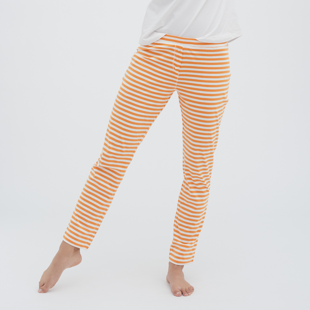 Organic Cotton Sleep Leggings: Womens