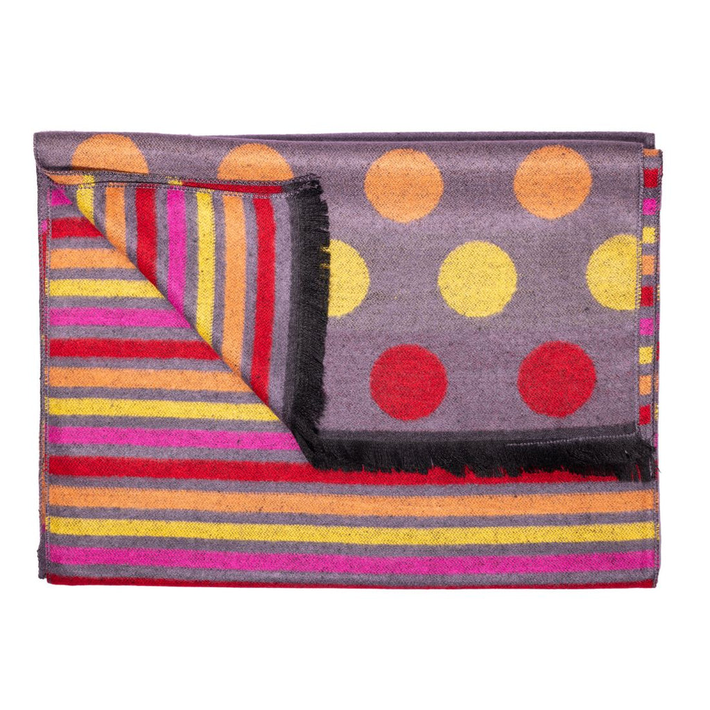 Swole Panda Stripe & Spot Bamboo Scarf – Breathable Sustainable Luxury