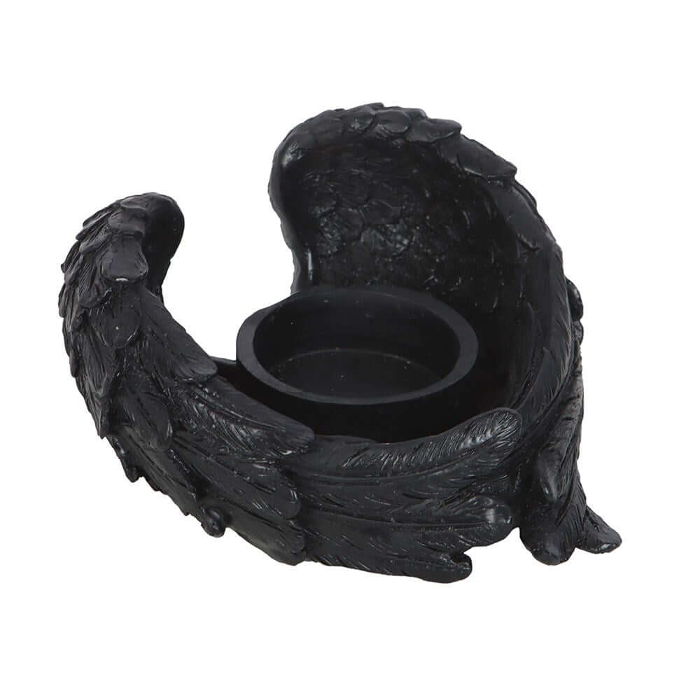 Kate's Clothing Raven Wings Tealight Candle Holder – Gothic Decor