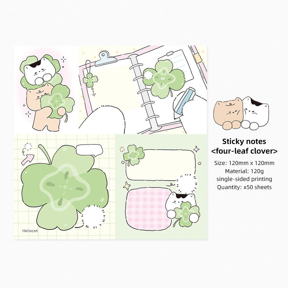 Flower Patchwork Memo Note Pad by LuLuFun Studio – 50 Floral Notes
