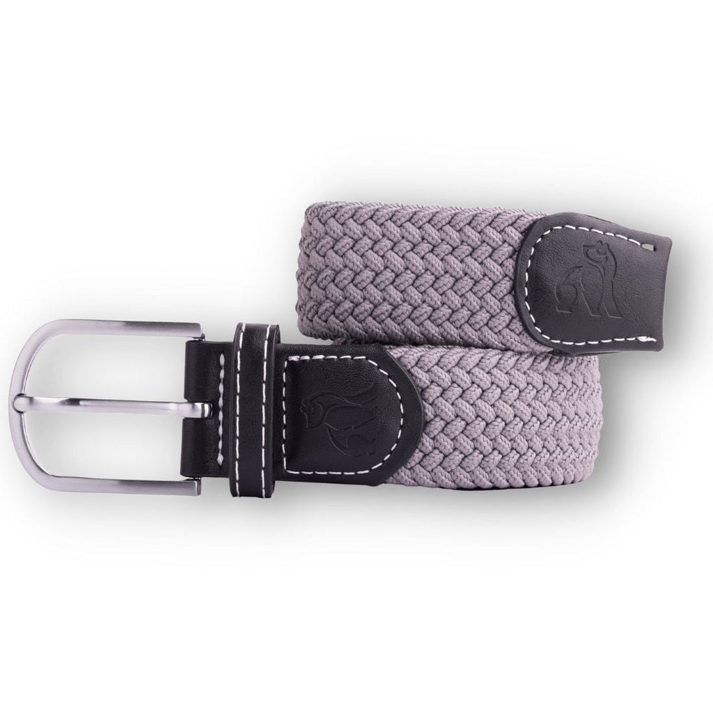 Swole Panda Grey Woven Belt – Sustainable Recycled Elasticated Belt