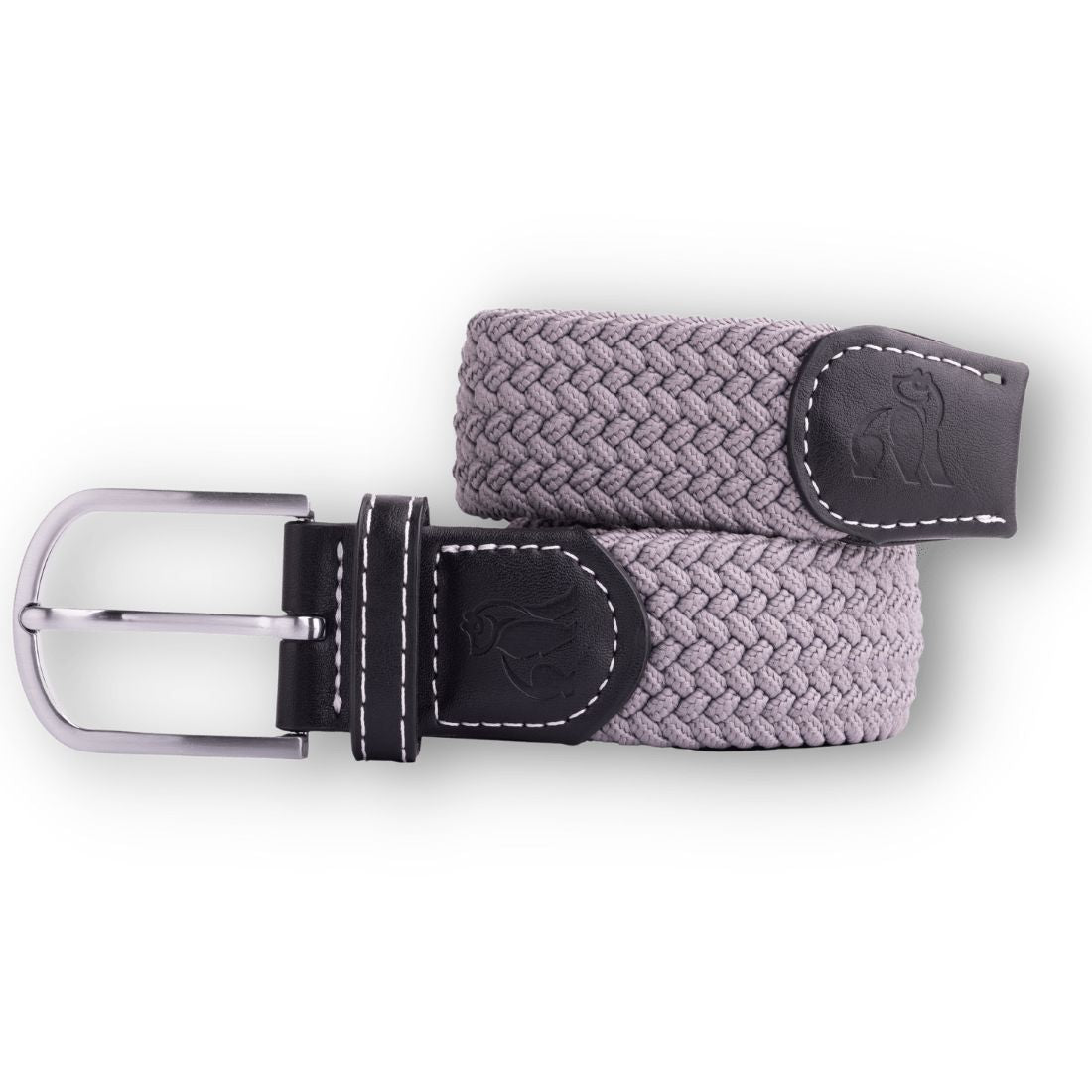 Swole Panda Grey Woven Belt – Sustainable Recycled Elasticated Belt
