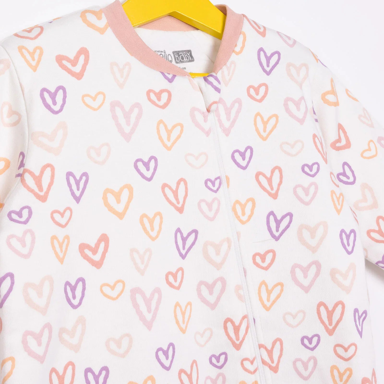 HelloBaby Girl Sleepsuit - Light Pink
