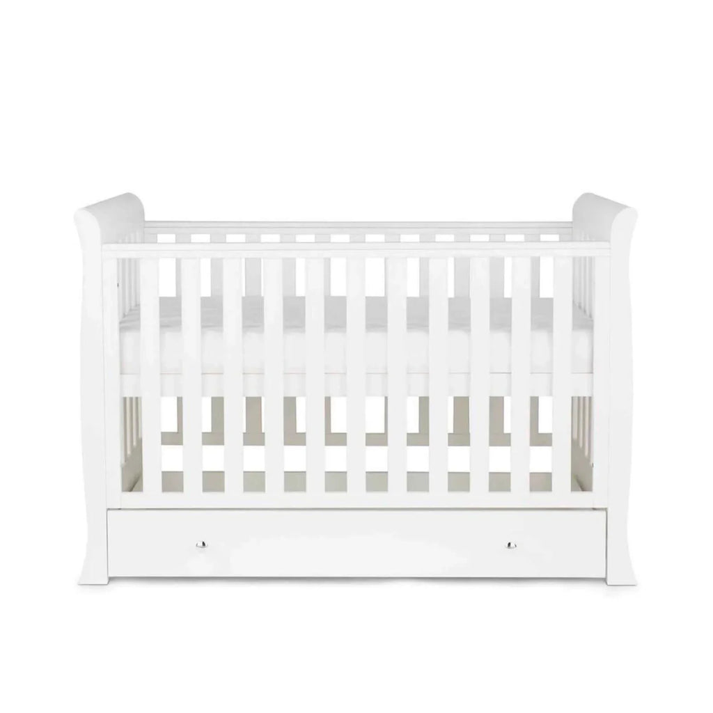 Ickle Bubba Snowdon 4 in 1 Mini 3 Piece Furniture Set White - Premium Sprung Mattress