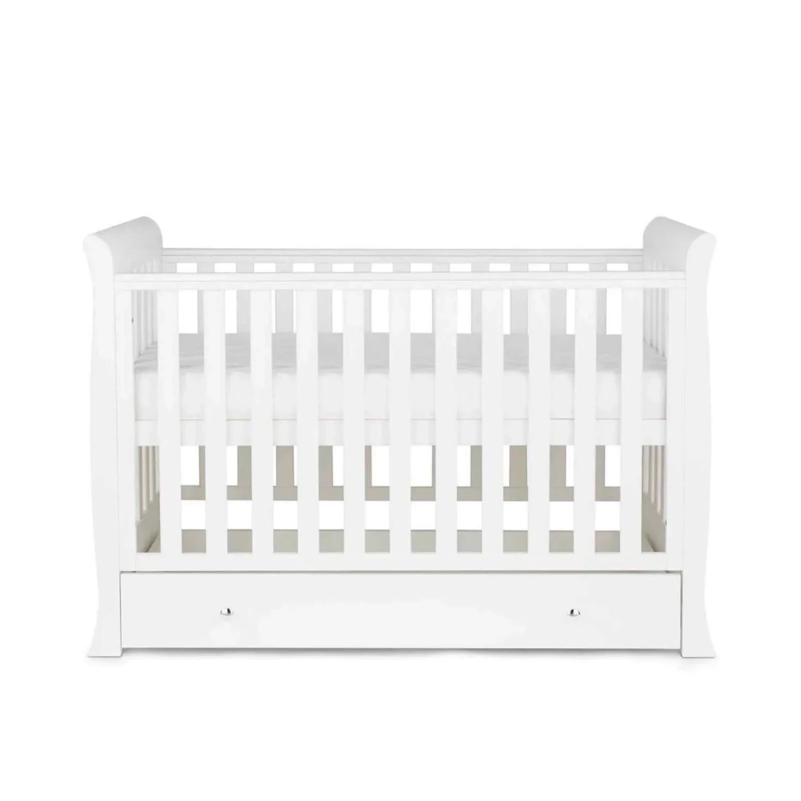 Ickle Bubba Snowdon 4 in 1 Mini 3 Piece Furniture Set White - Fibre Mattress