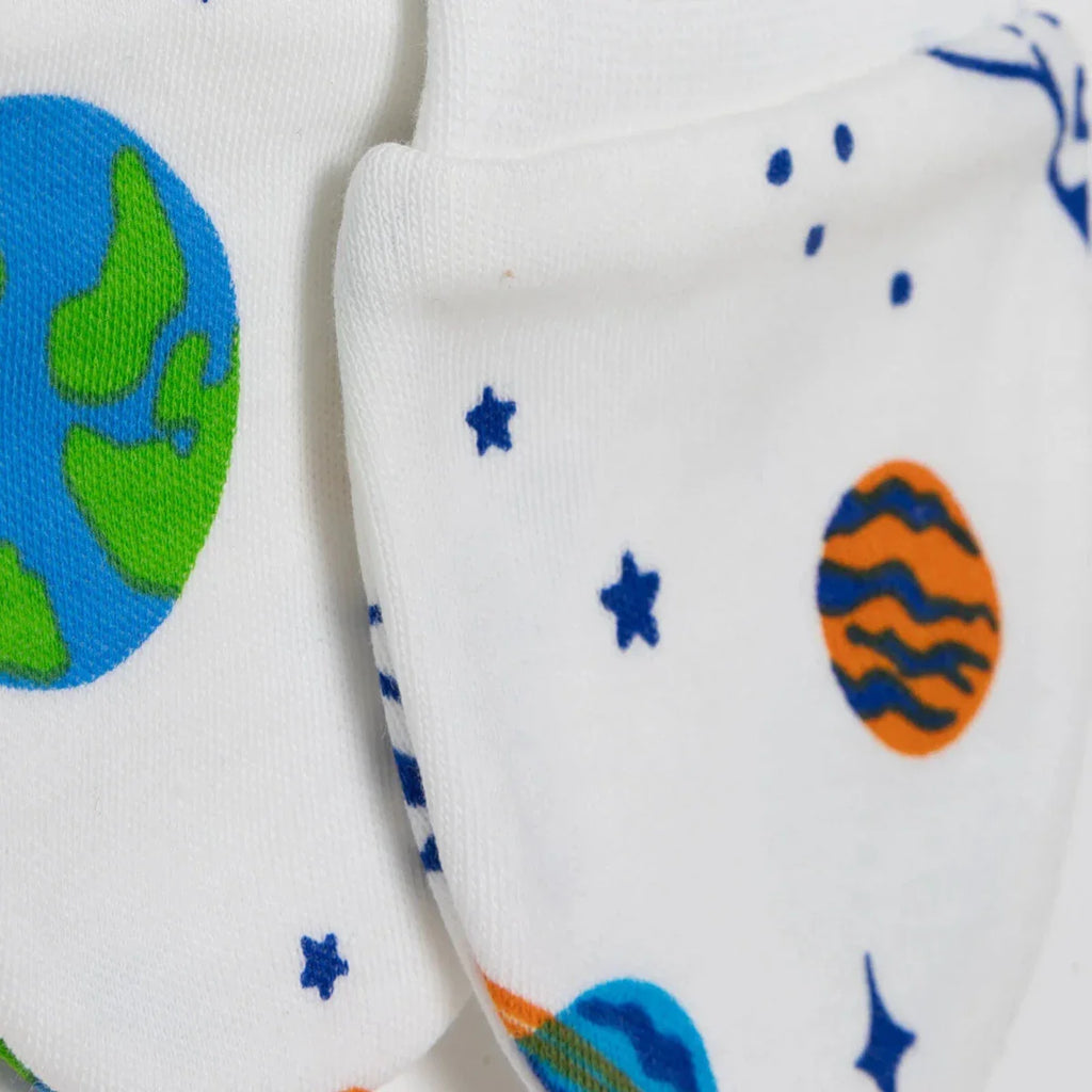 HelloBaby Newborn Mittens - Ecru