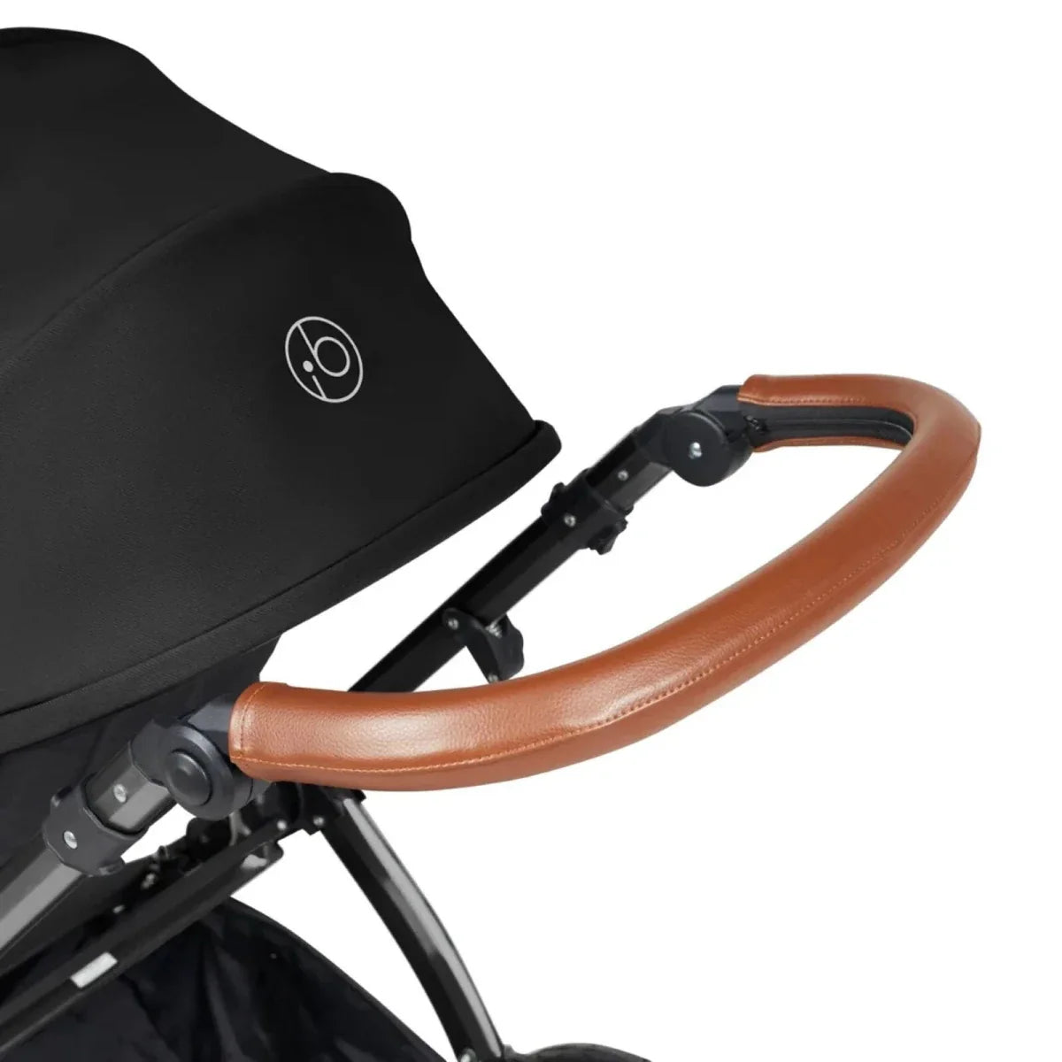 Ickle Bubba Stomp Luxe Travel System with i-Size Stratus Car Seat & ISOFIX Base 12 pcs - Black & Midnight & Tan