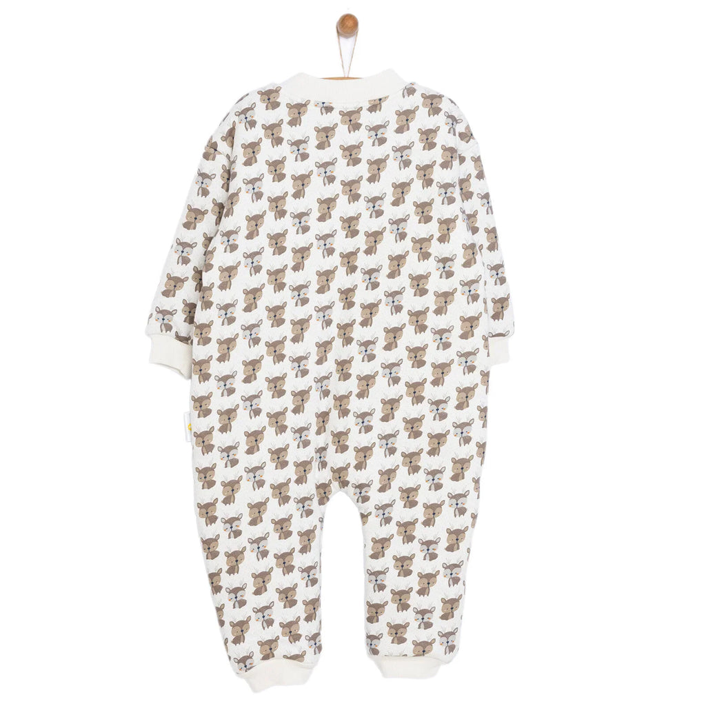 Little Plane Sleepsuit Baby Boy - Ecru