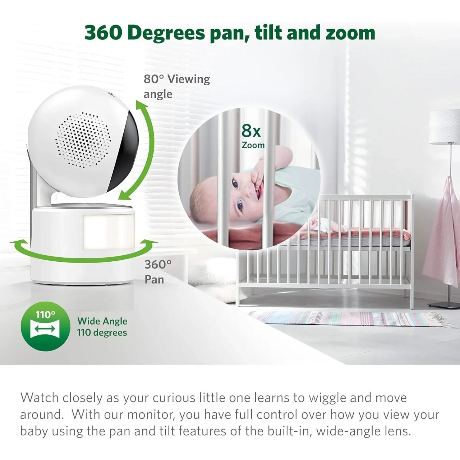 LeapFrog LF915HD 5" High Definition Pan & Tilt Monitor
