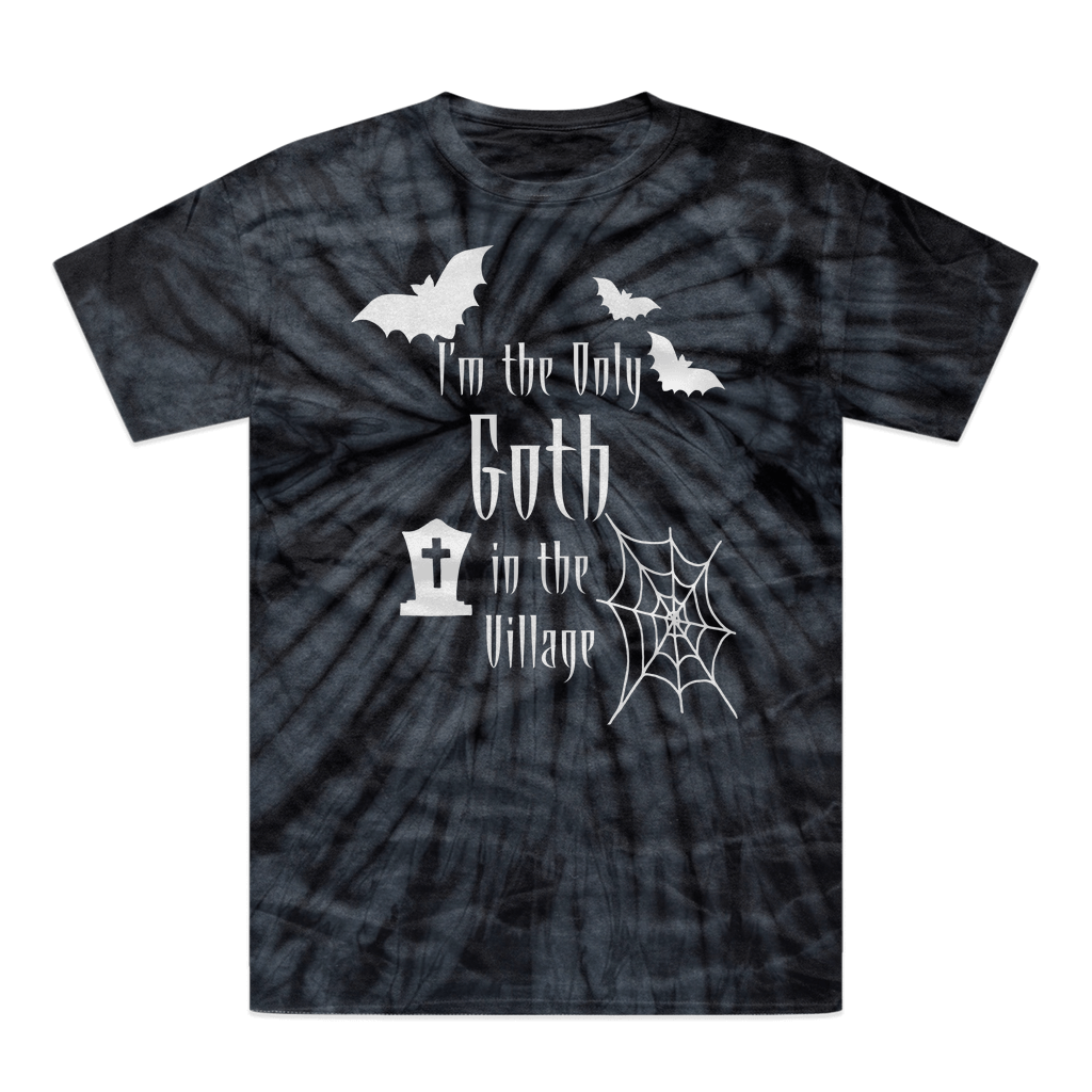 Kate's Clothing Goth in the Village Tonal Spider Tie-Dye T-Shirt