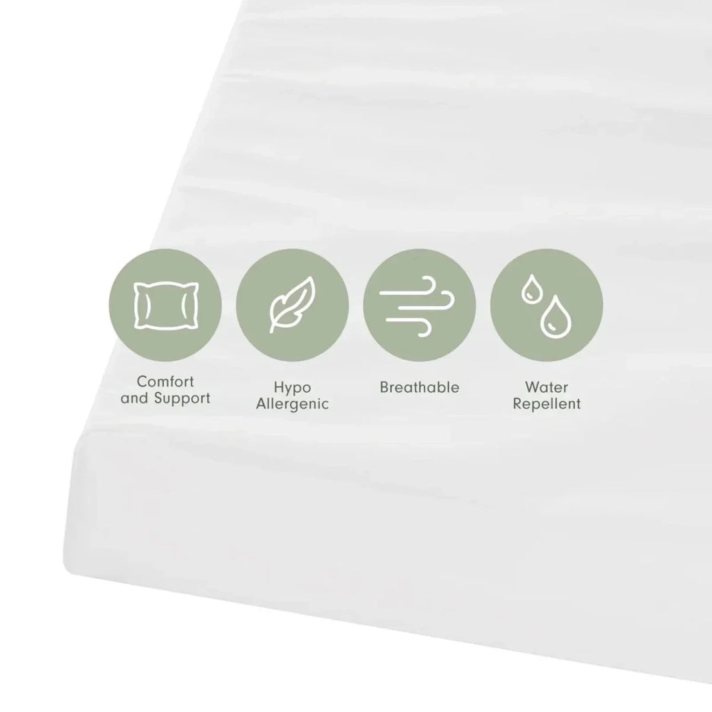 Tutti Bambini Rio Cot Bed with Cot Top Changer & Mattress - White