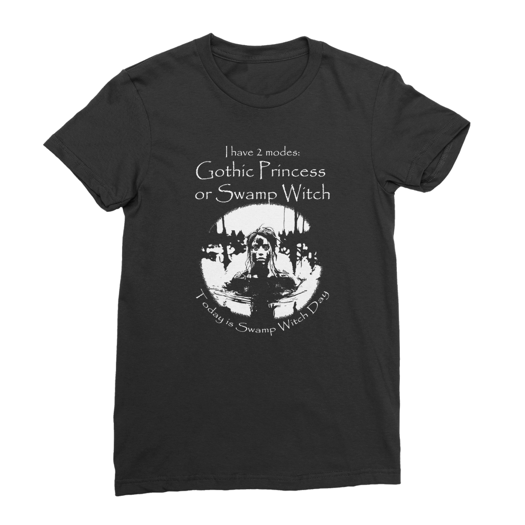 Gothic Attitude Swamp Witch T-Shirt – 100% Cotton Graphic Tee