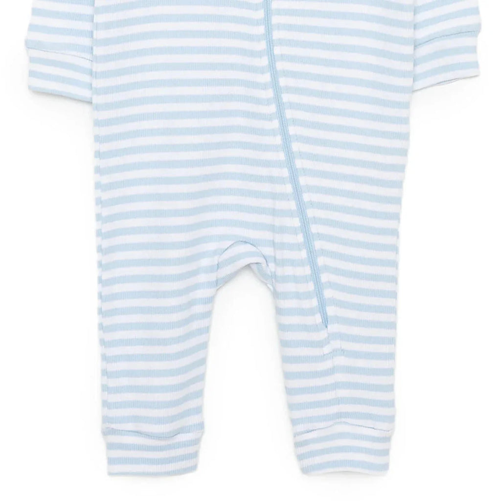 HelloBaby Boys Romper Crew Neck - Blue