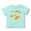HelloBaby Boys T-shirt Beach Print Crew Neck Short Sleeve - Multicolour
